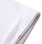 Mc.S.P フェイクレイヤード半袖YヘンリーネックTシャツ ホワイト: 袖口