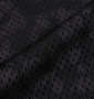 BEAUMERE 総柄メッシュ半袖フルジップパーカー+半袖Tシャツ チャコール×ブラック: パーカー生地拡大