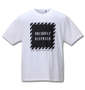 RIMASTER メッシュフォト総柄半袖パーカー+半袖Tシャツ ブラック×ホワイト: Tシャツ