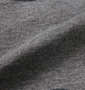 OUTDOOR PRODUCTS インレイ裏毛ロゴ柄半袖フルジップパーカー チャコール: 生地拡大