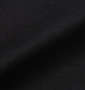 launching pad ランダム針抜きテレココーディガン+半袖Tシャツ ブラック杢×ブラック: Tシャツ生地拡大
