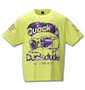 b-one-soul DUCK DUDEカラーカモ半袖Tシャツ ライムグリーン