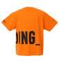 b-one-soul ヘムビッグロゴ半袖Tシャツ オレンジ: バックスタイル