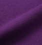LUCPY ミニ裏毛半袖フルジップパーカー+半袖Tシャツ ブラック×パープル: Tシャツ生地拡大