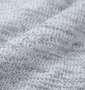 launching pad スラブ杢ワッフルショールジャケット+半袖Tシャツ ホワイト杢×ブラック: ジャケット生地拡大