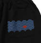 黒柴印和んこ堂 天竺半袖Tシャツ+ミニ裏毛ハーフパンツ ネイビー×ブラック: パンツバックポケット
