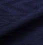 launching pad オルテガジャガード半袖フルジップパーカー+半袖Tシャツ インディゴ×ホワイト: 生地拡大
