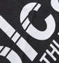 VOLCANIC カチオン天竺切替半袖Tシャツ+ハーフパンツ ブラック杢: プリント拡大