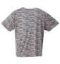 OUTDOOR PRODUCTS DRYメッシュカモフラ柄半袖Tシャツ グレー: バックスタイル
