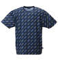 OUTDOOR PRODUCTS DRYメッシュロゴプリント半袖Tシャツ ネイビー: