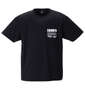 b-one-soul バックBIGロゴ半袖Tシャツ ブラック: