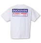 b-one-soul DUCK DUDE STOREロゴ半袖Tシャツ ホワイト: バックスタイル