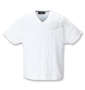 GLADIATE ALL刺繍カモフラジャガード半袖VネックTシャツ ホワイト: