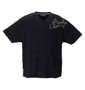 GLADIATE ALL刺繍カモフラジャガード半袖VネックTシャツ ブラック: