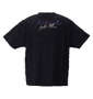 GLADIATE ALL刺繍カモフラジャガード半袖VネックTシャツ ブラック: バックスタイル