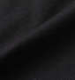 黒柴印和んこ堂 ミニ裏毛半袖フルジップパーカー+天竺半袖Tシャツ ブラック×ネイビー: パーカー:生地拡大