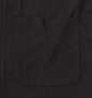 launching pad 五分袖コーディガン+半袖Tシャツ ブラック×ブラック: サイドポケット