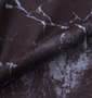 BEAUMERE マーブル総柄半袖フルジップパーカー+半袖Tシャツ ブラック×ホワイト: パーカー生地拡大