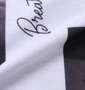 BEAUMERE 昇華総柄半袖フルジップパーカー+半袖Tシャツ グレー系×ブラック: パーカー生地拡大