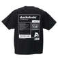 b-one-soul DUCK DUDEメタリックフェイス半袖Tシャツ ブラック: バックスタイル
