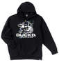 b-one-soul DUCK DUDEスプラッシュフェイスプルパーカー ブラック