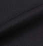 in the attic アーチロゴポンチ長袖Tシャツ ブラック: 生地拡大