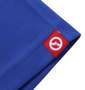 OUTDOOR PRODUCTS DRYメッシュ半袖Tシャツ ブルー: 袖口ピスネーム