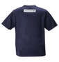 黒柴印和んこ堂 DRYメッシュ半袖Tシャツ ネイビー: バックスタイル
