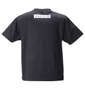 黒柴印和んこ堂 DRYメッシュ半袖Tシャツ ブラック: バックスタイル