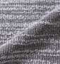 COLLINS カットバニラン五分袖カーディガン+半袖Tシャツ メランジグレー×ブラック: カーディガン生地拡大