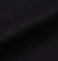 COLLINS カットバニラン五分袖カーディガン+半袖Tシャツ メランジブラック×ブラック: Tシャツ生地拡大