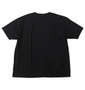 BEAUMERE 膨れジャガード長袖カーディガン+半袖Tシャツ ホワイト×ブラック: バックスタイル