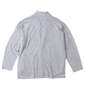 launching pad ショールジャケット+半袖Tシャツ ライトグレー杢×ブラック: バックスタイル
