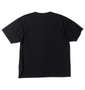 launching pad ショールジャケット+半袖Tシャツ ライトグレー杢×ブラック: 半袖Tシャツバックスタイル