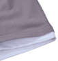 launching pad パイナップルニットフェイクレイヤード半袖Tシャツ ライトグレージュ×ホワイト: フェイクレイヤード