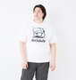 b-one-soul DUCK DUDEリフレクターフェイス半袖Tシャツ ホワイト: 身長：182cm/バスト：123cm/着用サイズ：3L