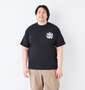豊天 楽DRYハニカムメッシュ半袖Tシャツ ブラック: