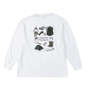 OUTDOOR PRODUCTS 天竺長袖Tシャツ ホワイト