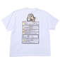 GALFY スーパードッグ半袖Tシャツ ホワイト: バックスタイル