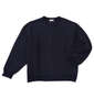 PLES 7Gガーター天竺クルーネックセーター ネイビー