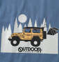 OUTDOOR PRODUCTS 天竺半袖Tシャツ ブルーグレー: プリント