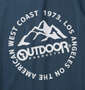 OUTDOOR PRODUCTS DRYメッシュ半袖Tシャツ ブルーグレー: プリント