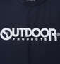 OUTDOOR PRODUCTS DRYメッシュ半袖Tシャツ ネイビー: プリント