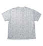 OUTDOOR PRODUCTS DRYメッシュ総柄半袖Tシャツ グレー: バックスタイル