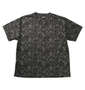 OUTDOOR PRODUCTS DRYメッシュ総柄半袖Tシャツ ブラック: バックスタイル