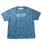 OUTDOOR PRODUCTS DRYメッシュ総柄半袖Tシャツ ブルー: