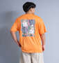 NECOBUCHI-SAN DRYハニカムメッシュ半袖Tシャツ オレンジ: