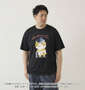 NECOBUCHI-SAN DRYハニカムメッシュ半袖Tシャツ ブラック:
