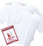 MANCHES クルーTシャツ3枚パック ホワイト