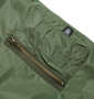 BUNDESWEAR N-3Bジャケット セージグリーン: 左袖シガレットポケット